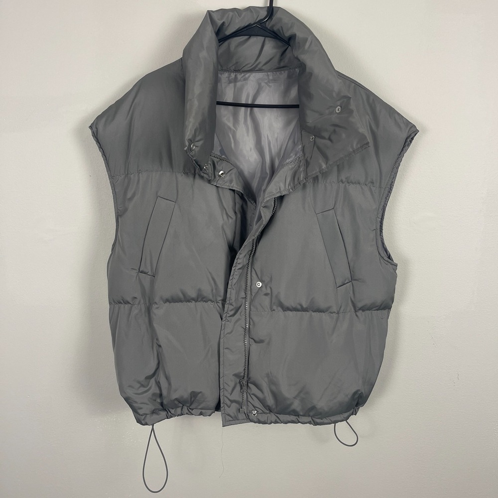 Men's Shein Gray‎ Waterproof Vest Size S